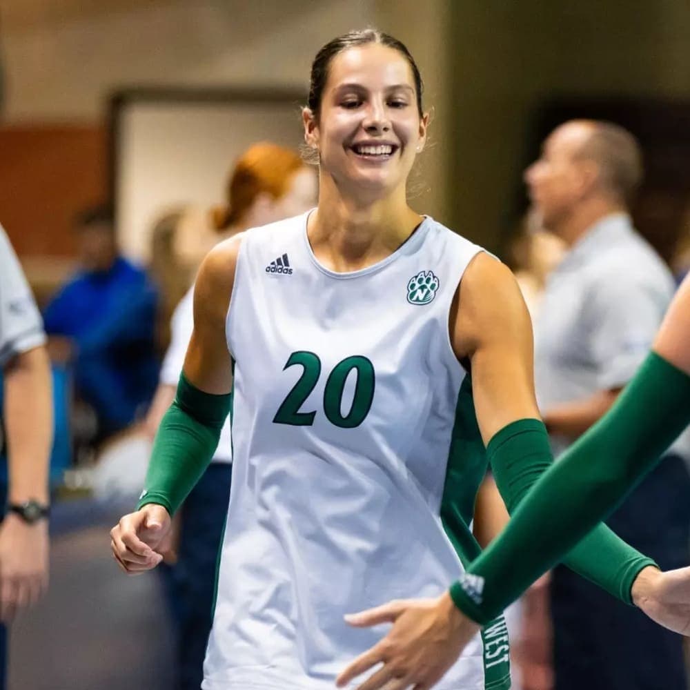 Maja Nöhrer – Northwest Missouri State University, NCAA DII Headshot of Maja Nöhrer, college volleyball player at Northwest Missouri State University.