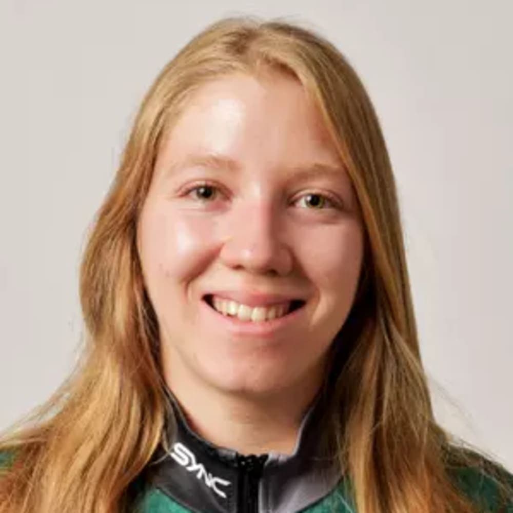 Julia Müller – Plymouth State University, NCAA DIII Headshot of Julia Müller, college skier at Plymouth State University.